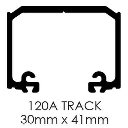 Brio 120A-40 Aluminium Track 4M