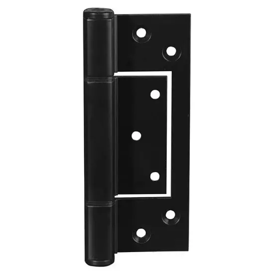 McCallum A105 Aluminium Heavy Duty Interfold Hinge - Black - 130x39x3.4mm