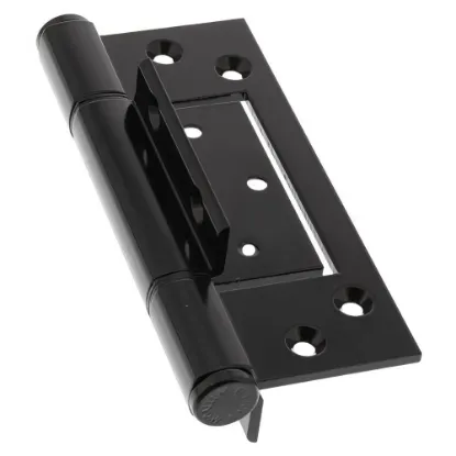 A104 Aluminium Hinge Powdercoated, Satin Black