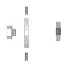 Lockwood 3772 Aluminium Door Conversion Kit Only BLK