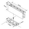 Hydraulic Bottom Patch Fitting for Glass Door